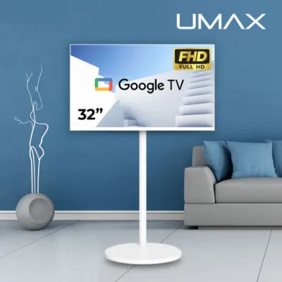 Ai32GW 프리무빙 FHD 32형 이동식 스마트 TV (무빙스탠드 포함, 직접설치)