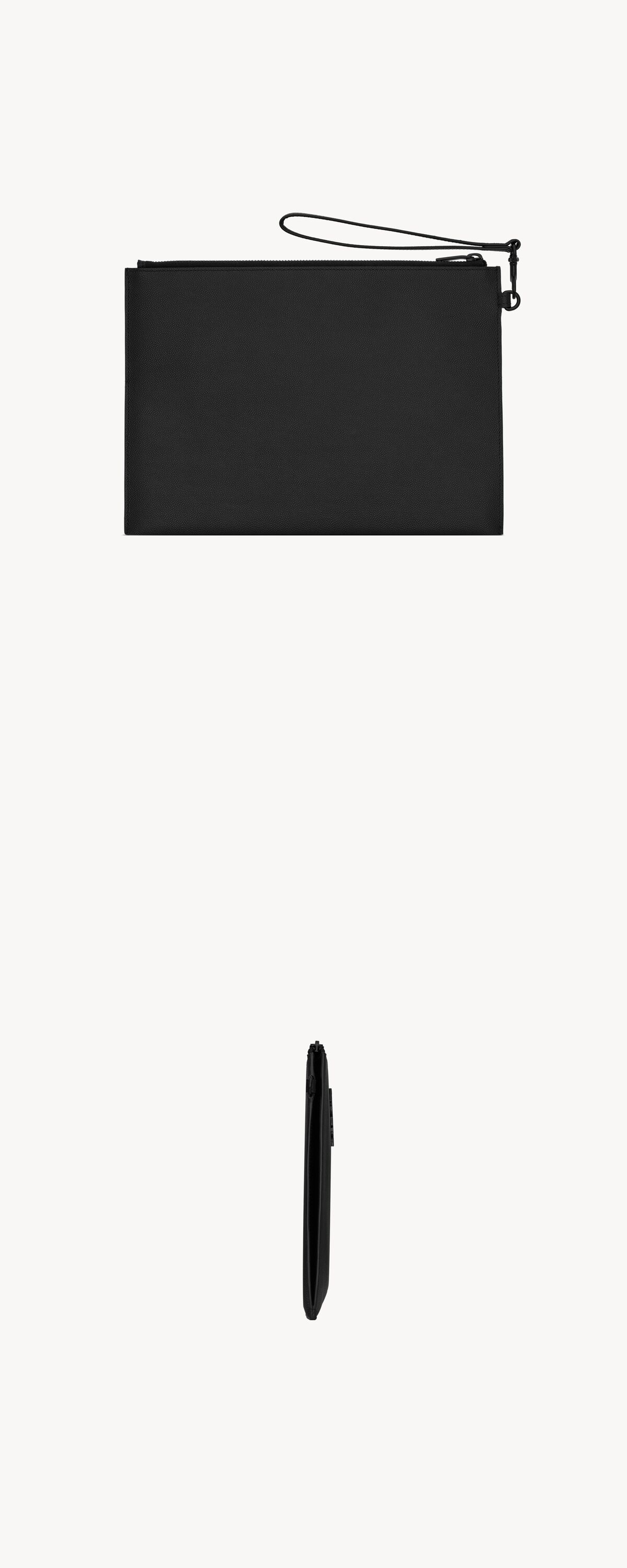 그랑 드 뿌드르 엠보스드 가죽 소재의 모노그램 지퍼 태블릿 홀더 상세 1