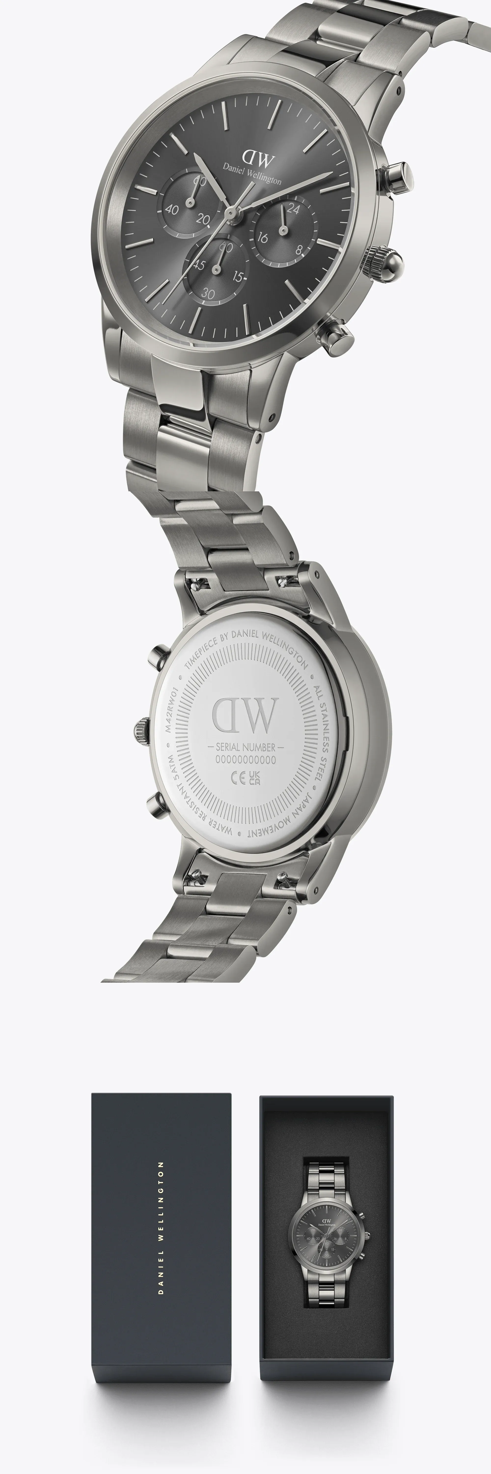 Iconic Chronograph Link GM DW00600643 상세 1