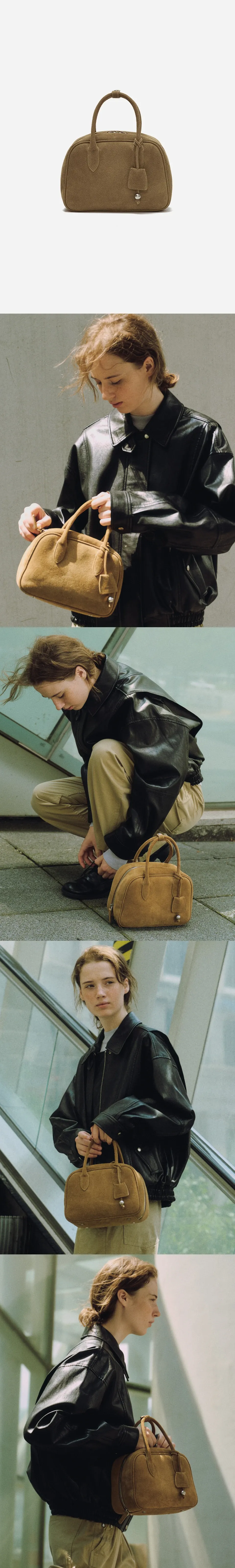 Lov Bowling Tote Suede 상세 1