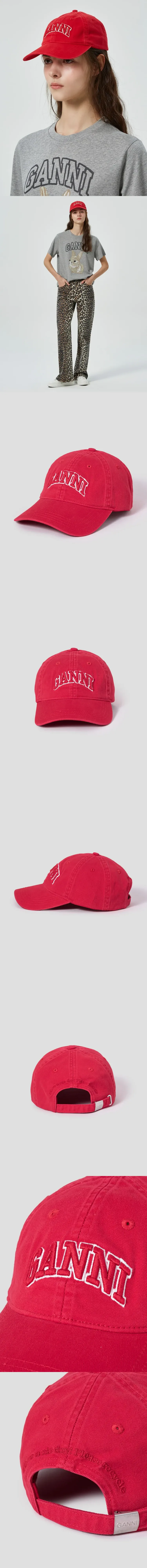 Washed Cotton Canvas Cap Emb 상세 1