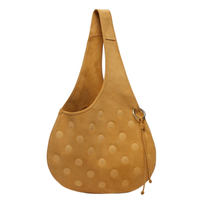 Eyelet dotted bag