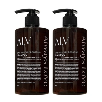 ALV 로스케어 부스팅 저자극 탈모 완화 기능성 샴푸 500ml X 2개
