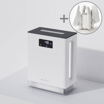 DH2200 LED 무드등 미니 제습기 3L + 슈케어 UV살균 사방향 신발건조기 SD02F