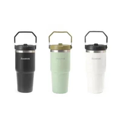 스윙핸들 이중 진공 텀블러 600ml