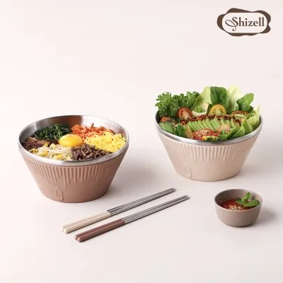 러반 포케볼4PCS (포케볼18cm 2pcs+젓가락 2pcs)