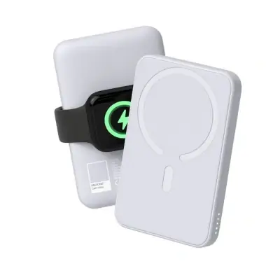 맥세이프 PTPB-07 무선 고속 보조 배터리 5000mAh (화이트)